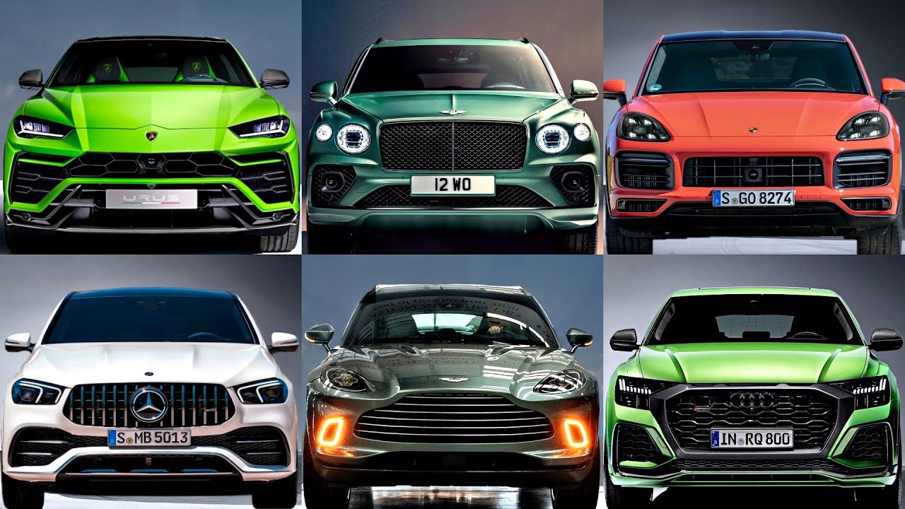Top 10 Ultra Super Sport Luxury SUVs (2021) bentley bentayga, cayenne