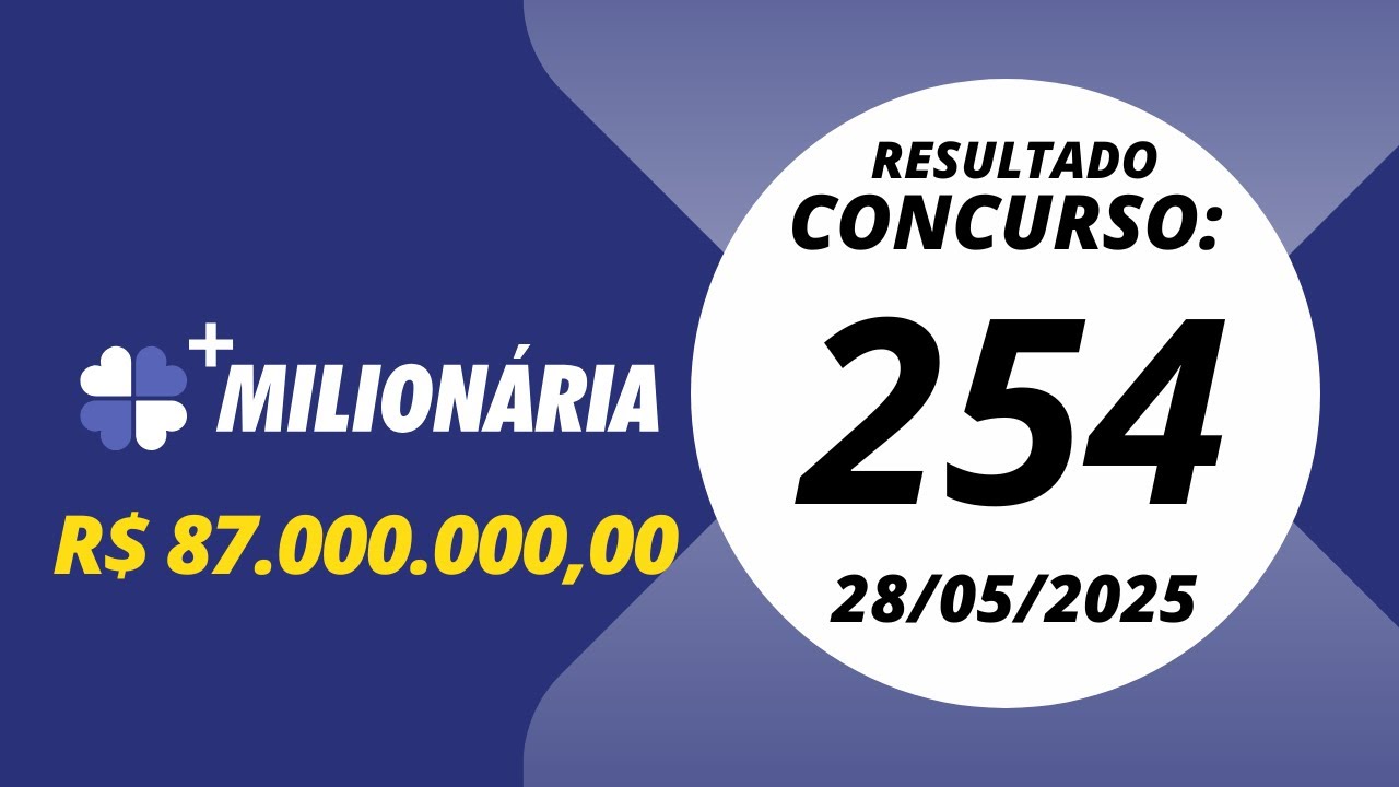 +Milionária Resultado concurso 254 28/05/2025 - YouTube
