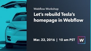 Webflow workshop #33: let's rebuild ...
