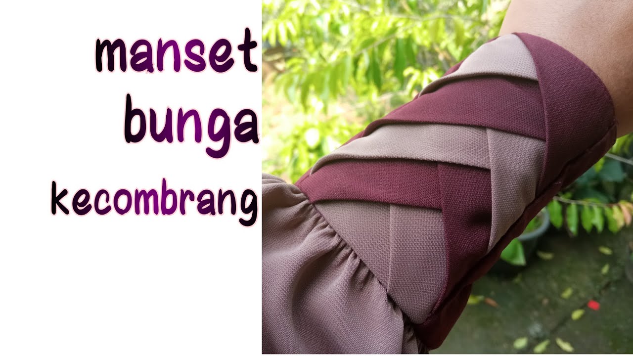 Manset bunga kecombrang | Manset zipper 
