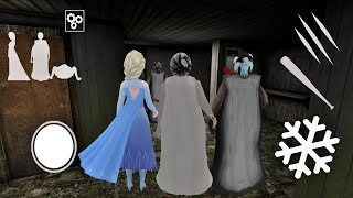 Play as Elsa Granny and Granny's Mom in Granny Chapter Two | Boat Escape Mod screenshot 5