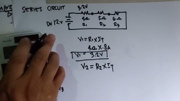 Series circuit computation (ohms law)tagalog part 1