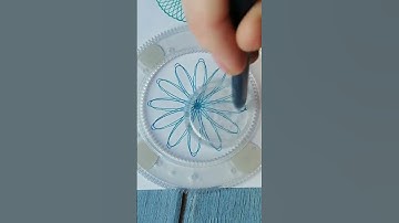What does this pattern resemble??? Magic Ruler Small ruler, big wisdom #2024 #shorts #Spirograph 231
