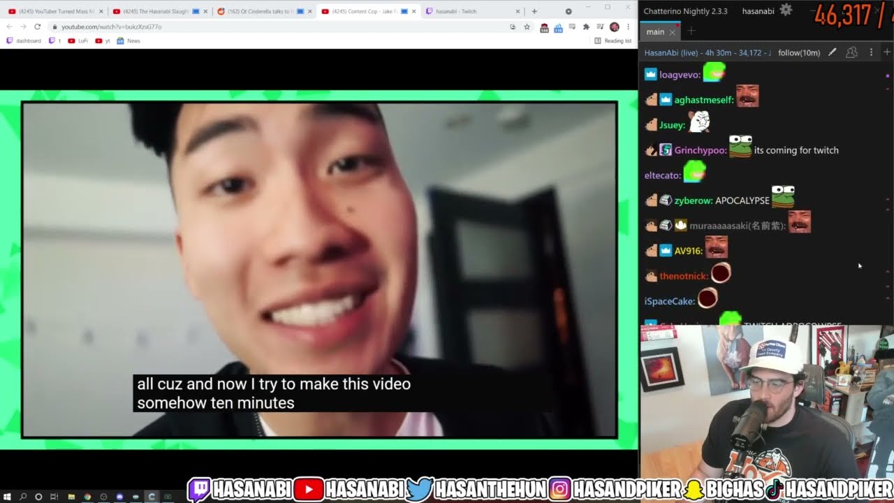 2/2 HasanAbi July 2, 2021 – iDubbbz CONTENT COP, Youtuber Turned Mass Murderer REACT, Communist Cars