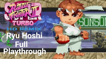 Puzzle Fighter II Turbo HD REMIX (Ryu) Full Playthrough