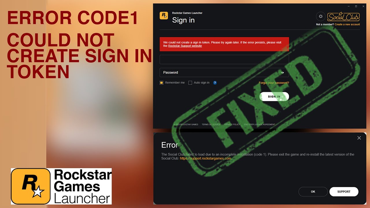 Can't login into Rockstar Games Launcher - Support - RAGE