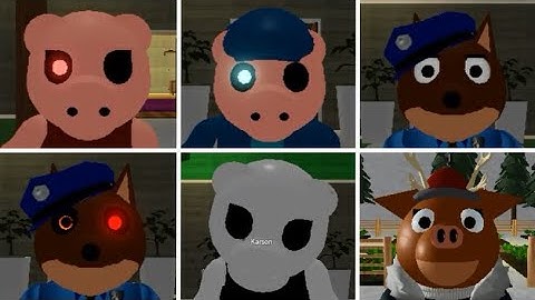 Piggy: Rebooted - All RP Mode Jumpscares (Game created by: @VIXO)