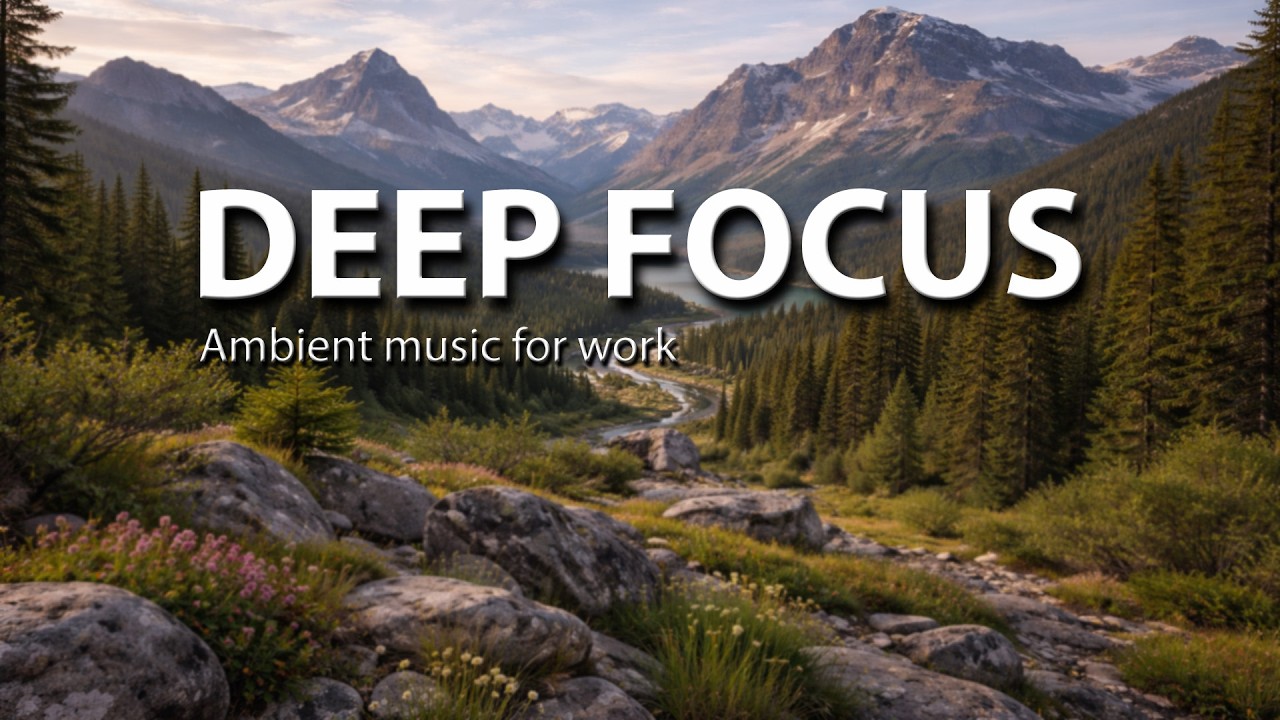 Deep Focus 2H | Warm Minimal Night Atmosphere