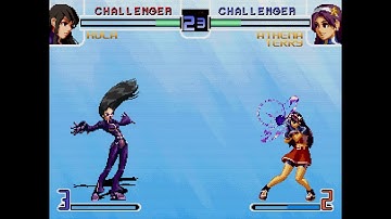 KOF 2002 Whip/Athena/Terry VS Whip/Kensou/Kula FT3