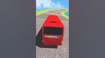 Crazy Bus Mega Ramp Challenge #youtubeshorts #mobielegame