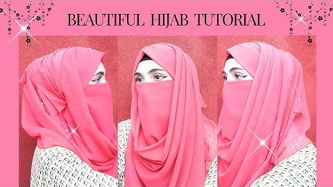 Beautiful hijab tutorial || hijab tutorial by hannah shah || Hannah shah