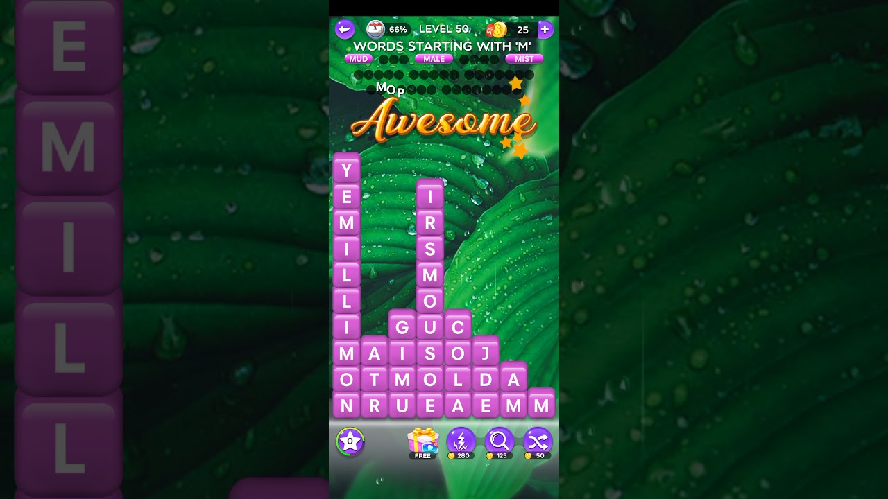 Word Crush Level 50 | Word Crush Words Starting With ‘M’