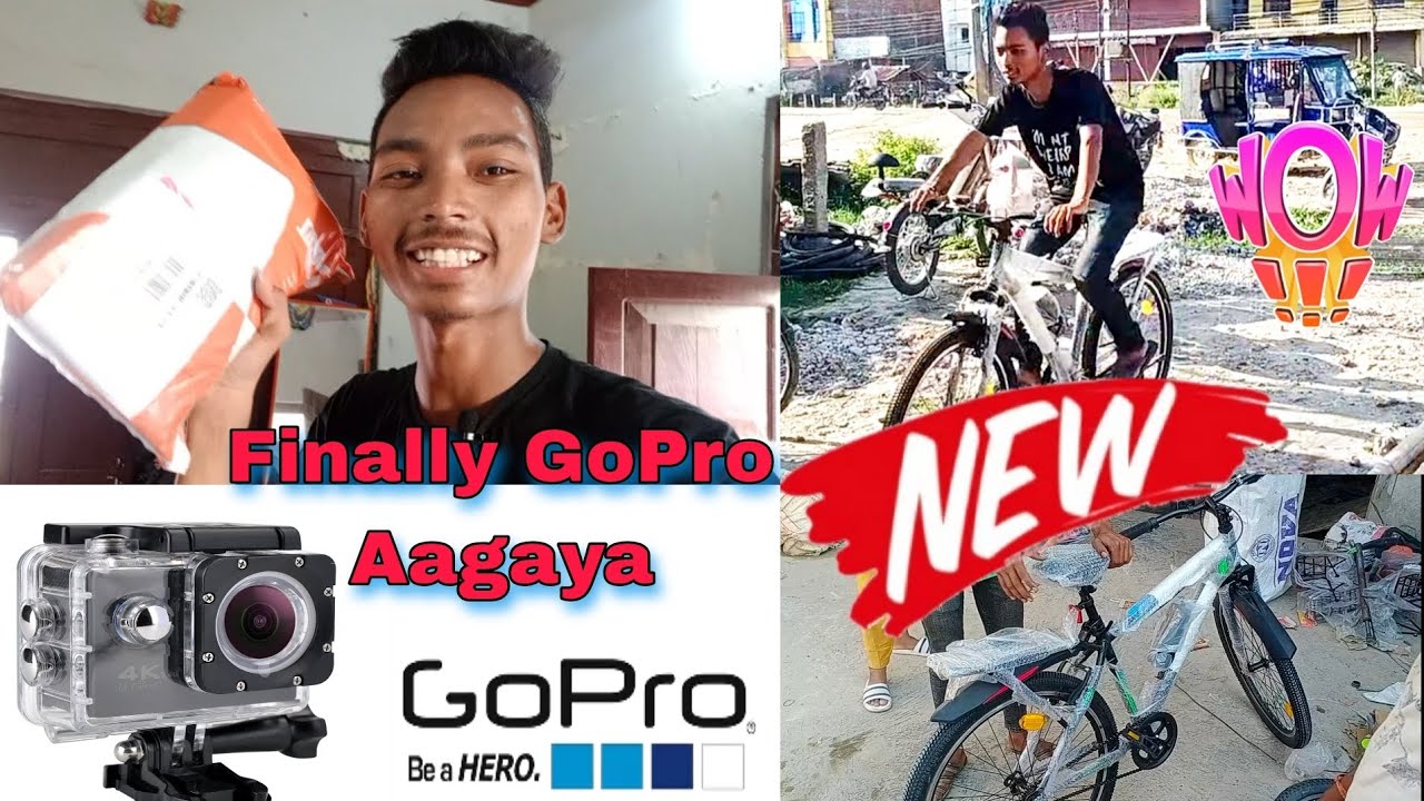 Finally Gopro Aagaya // New Cycle 😱 Long Time Vlog - YouTube