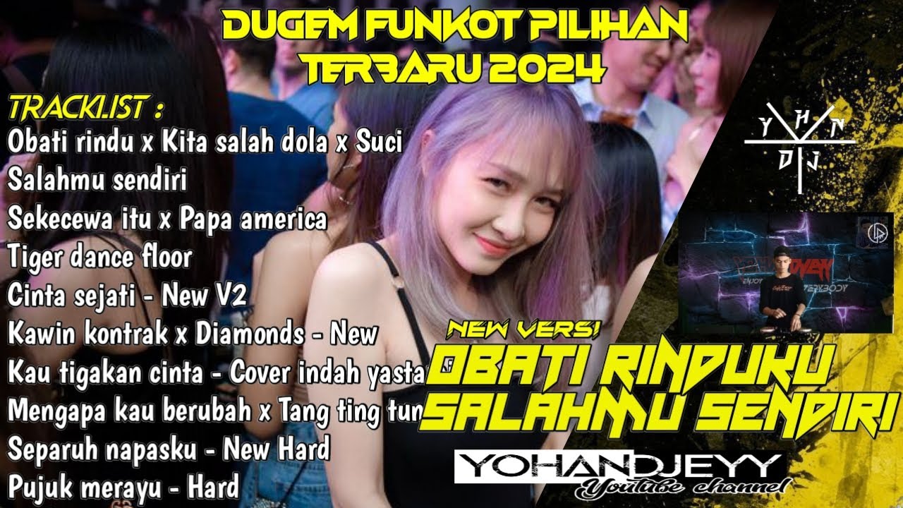 DJ JAUHNYA JARAK TERBENTANG - OBATI RINDUKU X SALAHMU SENDIRI - DUGEM FUNKOT KENCANG TERBARU 2024