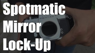 A neat hidden feature on the Pentax Spotmatic (Mirror Lock-Up)