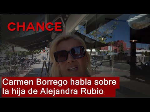 Carmen Borrego desvela si ya conoce a la hija de Alejandra Rubio y qué le parece su nombre