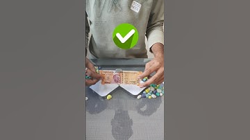 Balance A Coin On A Note 🪙🤔 #shorts #experiment #science