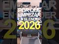 Por que empezar en Blender en 2026? La respuesta en el vídeo #blendertips #blendertricks