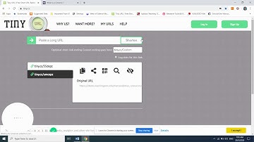 How to shorten URL Website Link using "tiny.cc"