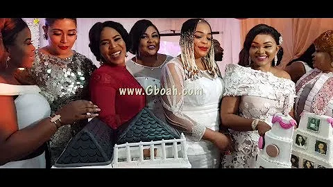 Faithia Balogun,Doris Simeon,Dayo Amusa,Mide &Others Cuts Cake With Mercy Aigbe At Her Birthday