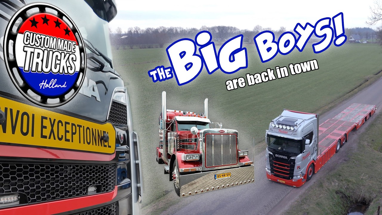 Convoy Scania & Peterbilt😎 CUSTOM MADE TRUCKS HOLLAND S4 #2