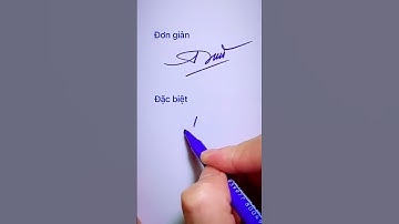 Hướng dẫn ký chữ D đẹp dễ học #chuky #chukydep #chukyphongthuy #kyten #signature