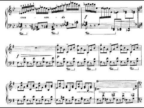 Arthur Benjamin - Scherzino for Piano (1936) [Score-Video
