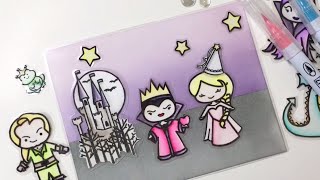 👑Repositionable Scene Card | Feat. Sweet Stamp Shop DT Project | Zig Clean Color Real Brush Markers