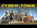 I Built a Cyberpunk Town in Fallout 4