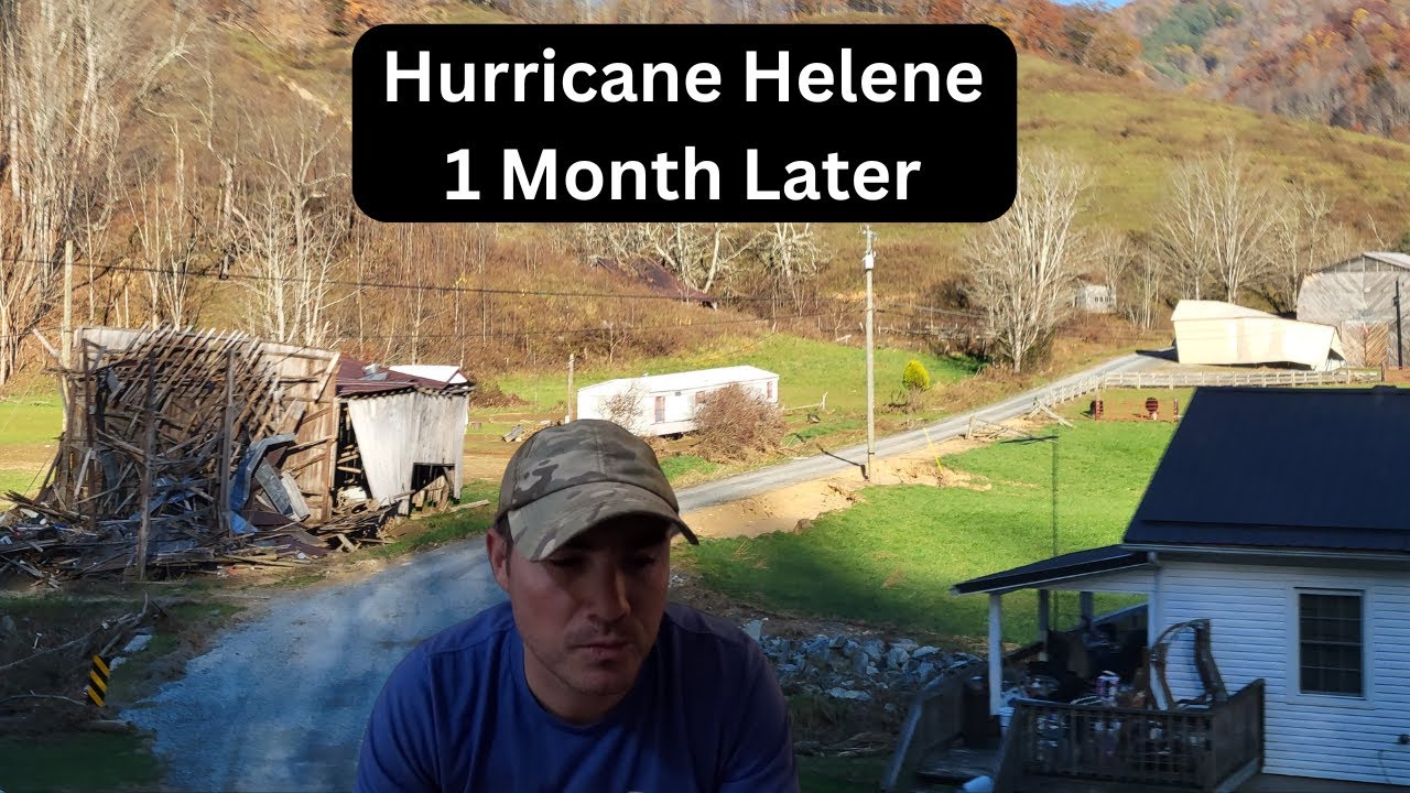 Damage & Cleanup Efforts A Month After Hurricane Helene - YouTube