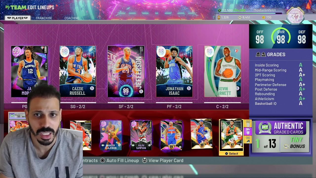 I HATE THIS PLAYER WITH A PASSION....  NAH # 116