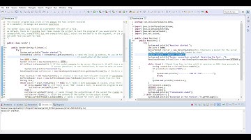File transfer between two programs using Sockets Stream (1/2)