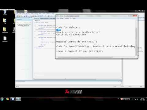 Visual Basic 2008 - File Deleter