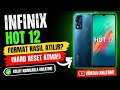 İnfinix Hot 12 Format Nasıl Atılır, Hard Reset Atma