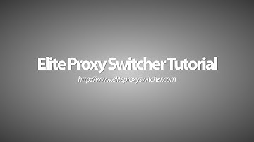 How to change IP by Elite Proxy Switcher