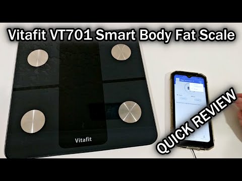 Vitafit VT701 Smart Body Fat Scale Quick Review 