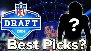 The Ten Best Draft Picks of the 2024 NFL Draft!