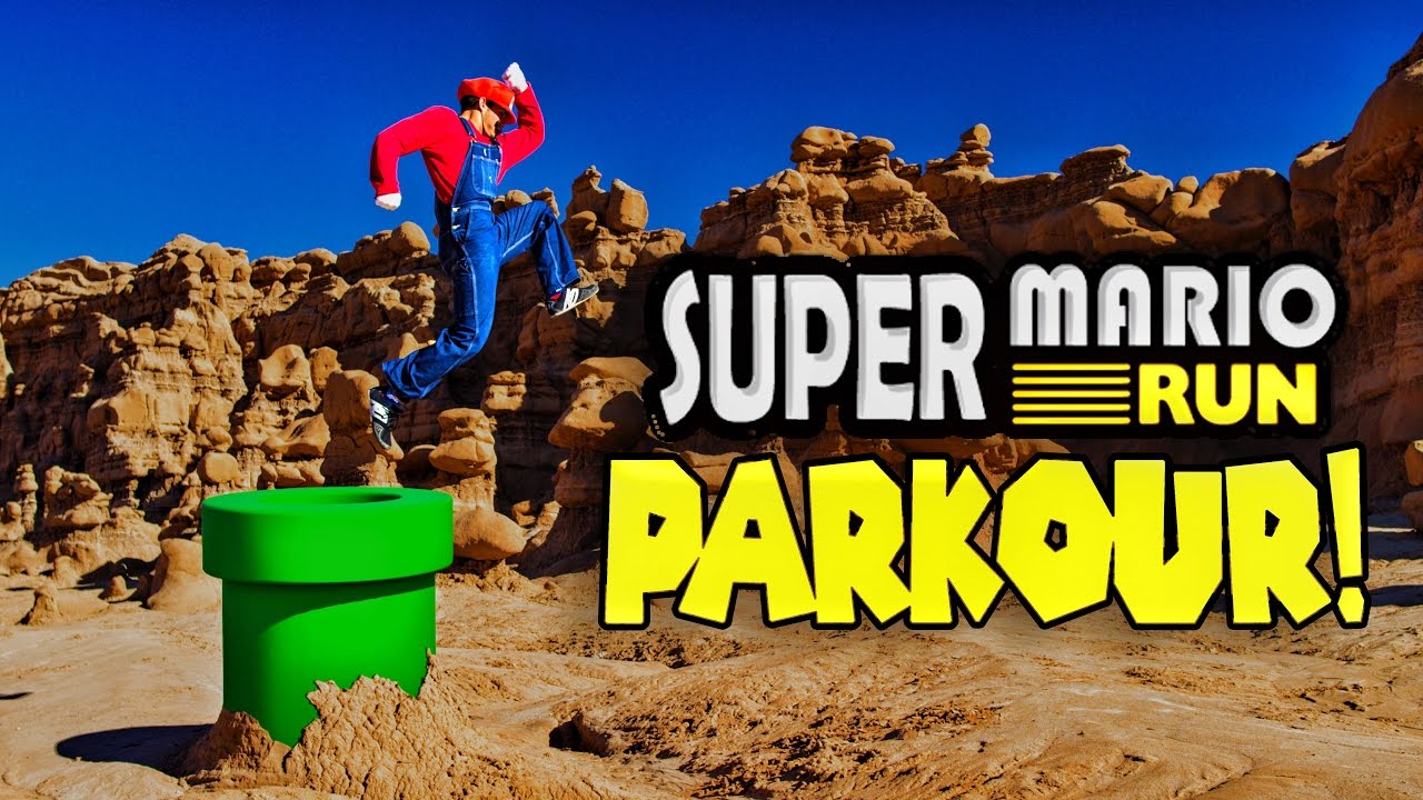 mario run  2022 New  Super Mario Run Meets Parkour in Real Life! in 4K!