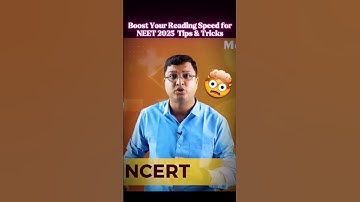 Boost Your Reading Speed for NEET 2025  Tips & Tricks | NEET 2025 #shortvideo #shorts #neet2025