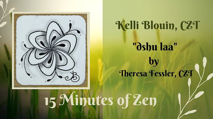 15 Minutes of Zen! Beginner Zentangle® method of drawing! dshu laa.