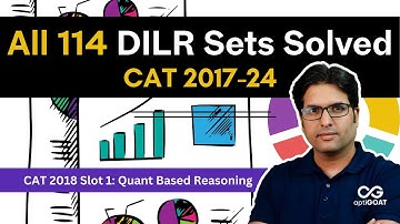 All 114 DILR Sets Solved | CAT 2017–2024 | CAT 2018 Slot 1: Quant-Based Reasoning | Set 22 #cat2025