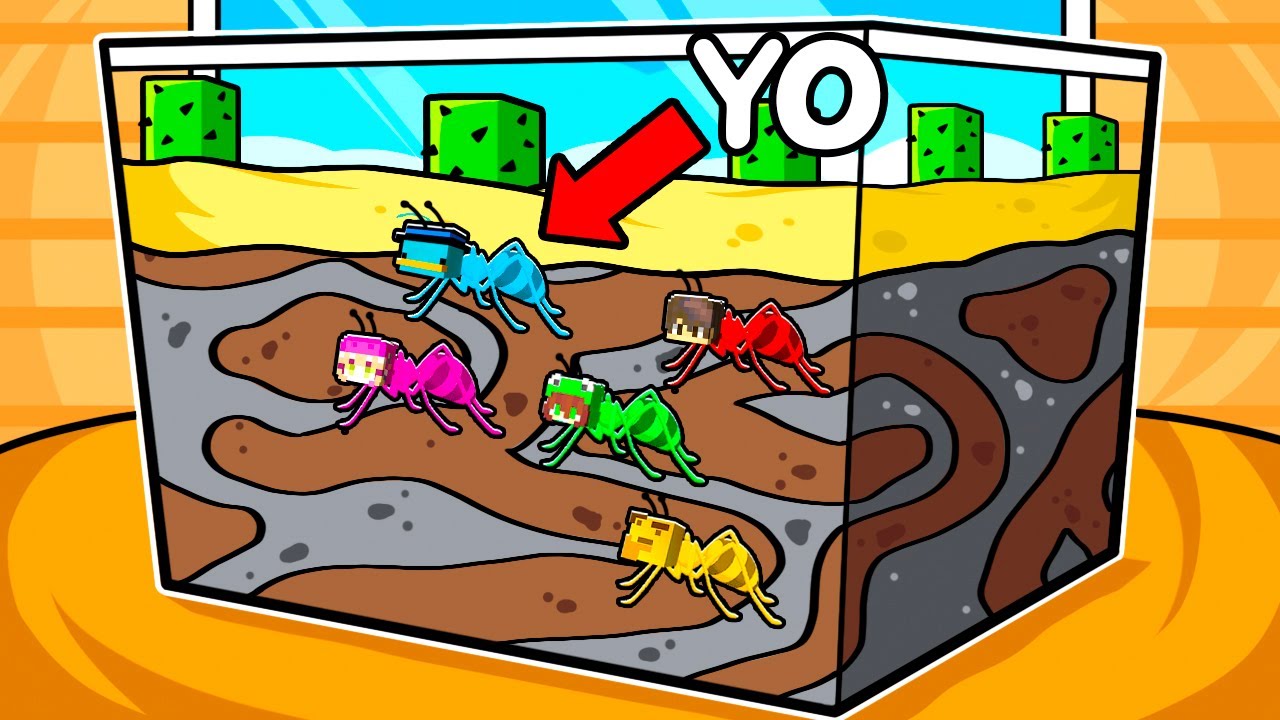 VIDA de HORMIGA en Minecraft!