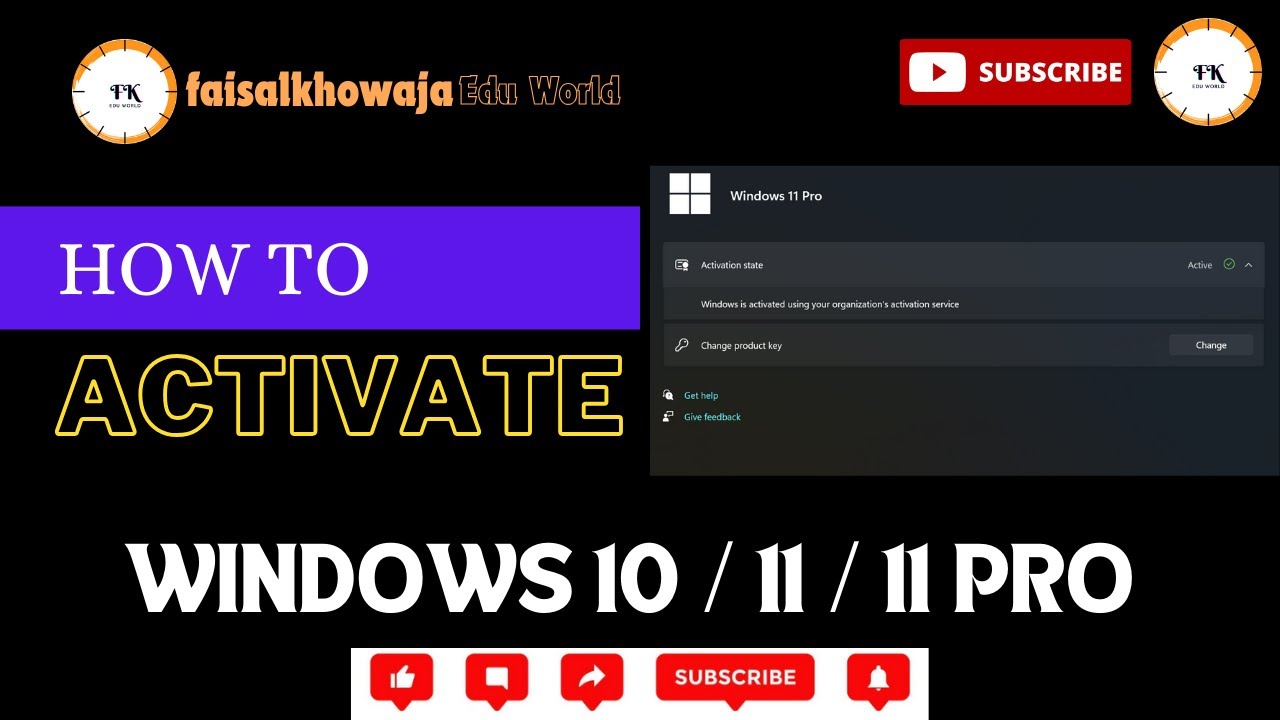 How to Activate Windows 11 Pro using Command Prompt | Without Third ...