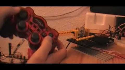 Arduino + PS2 Wireless Controller + Servo + Lego
