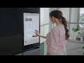 The new Samsung Bespoke 4 Door Flex Refrigerator with Family Hub