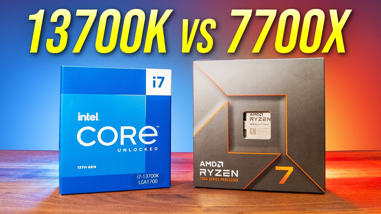 Savant de elite ontvangen Intel Core i7-13700K vs AMD Ryzen 7 7700X - Which CPU is Best? - YouTube
