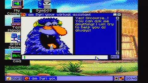 Syri 8 bits virtual assistant. Fun with SymbOS on retro MSX computer