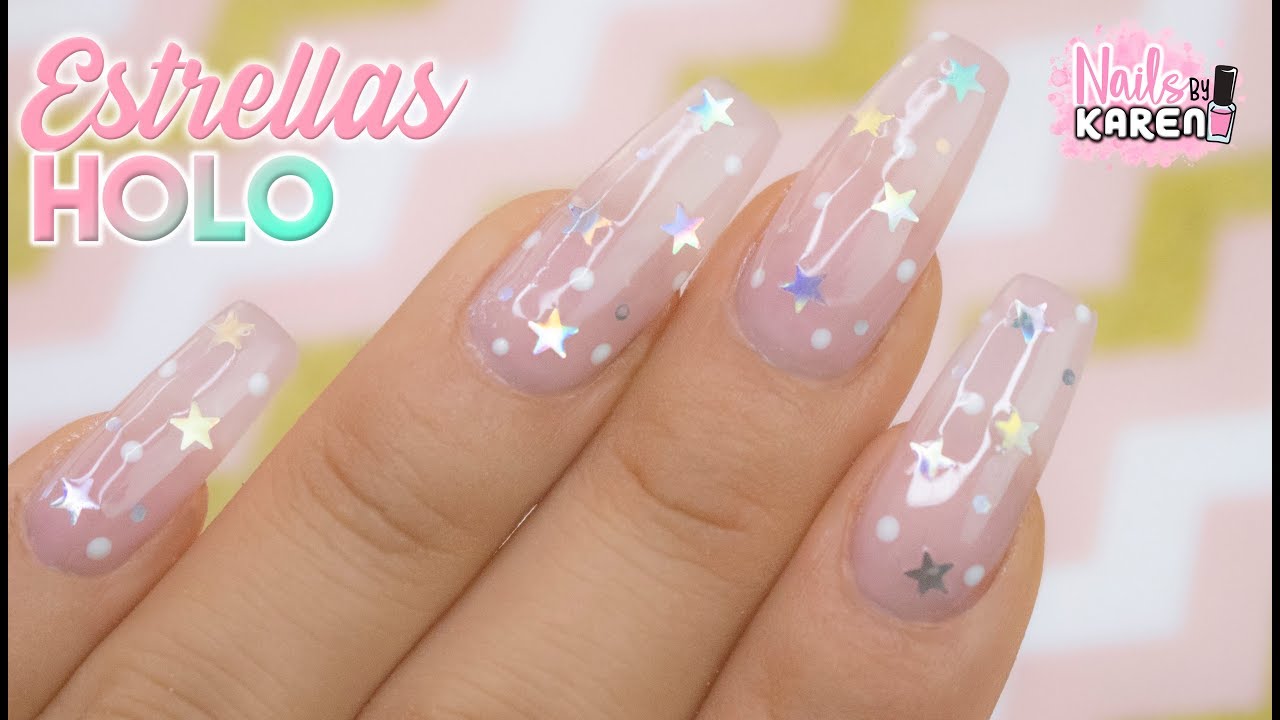 Iñas estrellas  Fun nails Diy acrylic nails Nail designs