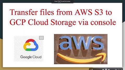 Transfer files from AWS Simple Storage Services (S3) to GCP Cloud Storage Using DataTransfer Service