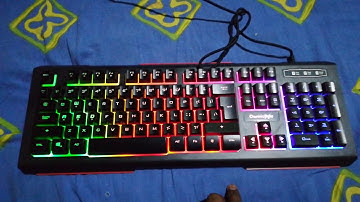 Corona || cosmic byte cb-gk-08 corona gaming keyboard with rainbow led unboxing
